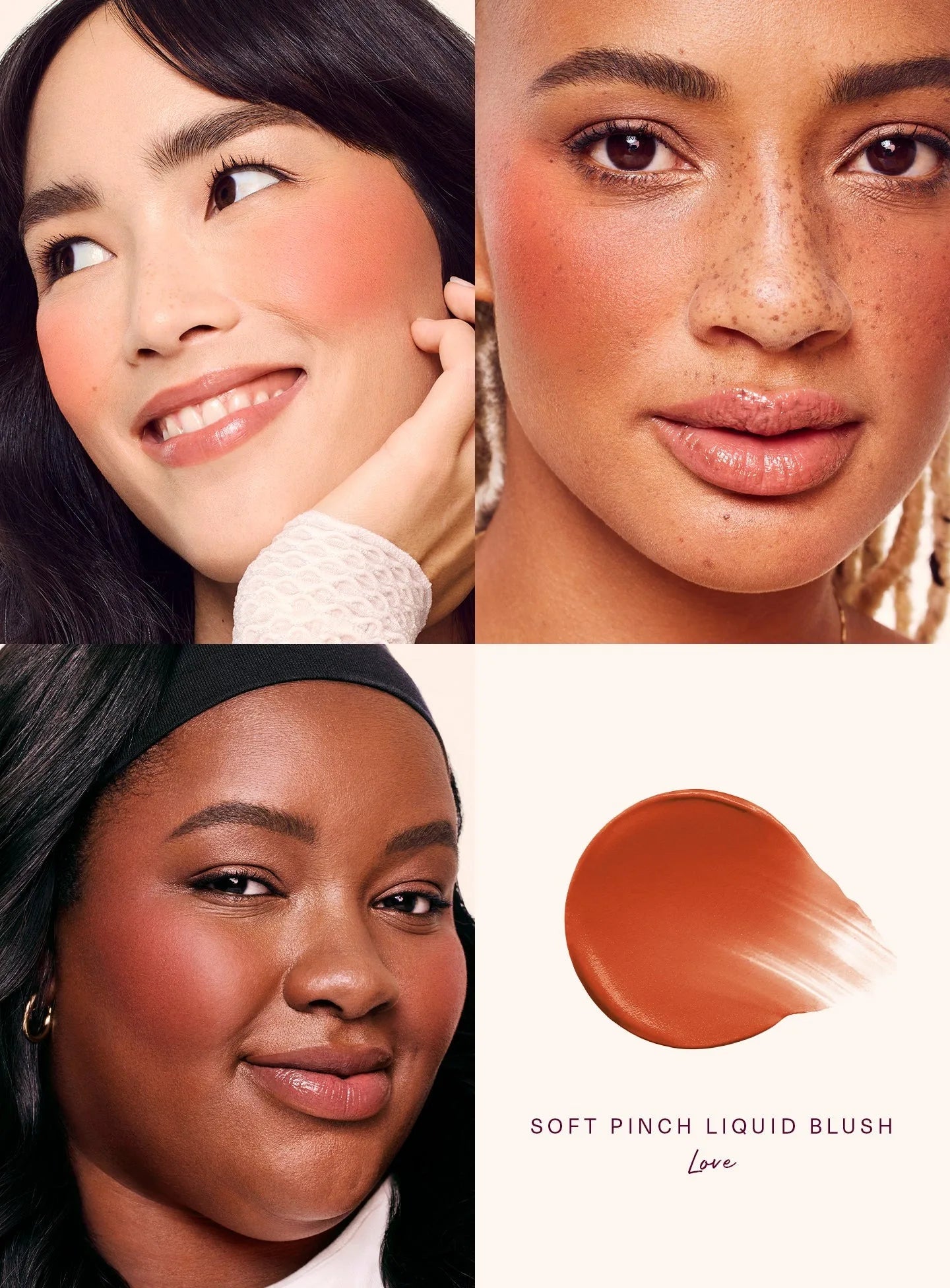Blush Mate de Longa Duração com Efeito Esbatido e Elástico, Blush em Almofada com Textura de Creme a Pó, Blush Líquido Resistente ao Suor e à Humidade